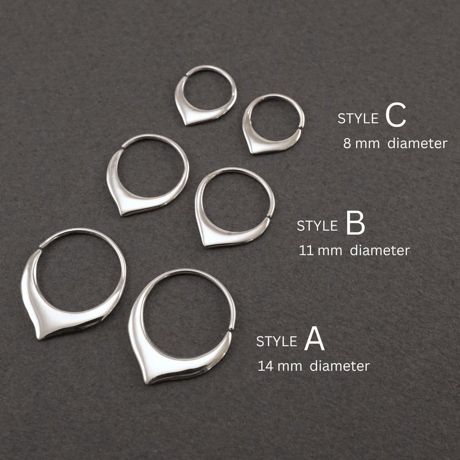 18ct Gold on Silver 925 hinged sleeper hoop earrings -6mm 8mm 10mm 12mm 18ct Gold on Silver 925 hinged sleeper hoop earrings -6mm 8mm 10mm 12mm